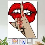 WebStyle Sayılarla Boyama Seti Kasnaklı Sus 60 x 75 cm