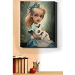 Webstyle Sayılarla Boyama Seti Kasnaklı Tavşanlı Kız 40 X 50 Cm