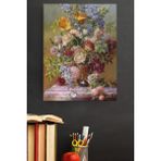 WebStyle Sayılarla Boyama Seti Kasnaklı Vazodaki Çiçekler 40 x 50 cm