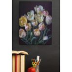 WebStyle Sayılarla Boyama Seti Kasnaklı Yapay Çiçekler 40 x 50 cm