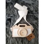 Websunday Ahşap Oyuncak Fotoğraf Makinesi - Beyaz