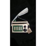 Websunday Retro Ahşap Dekoratif Radyo - Koyu Yeşil