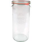 Weck 1040 ml. Silindir Cam Saklama Kavanozu 3 Adet