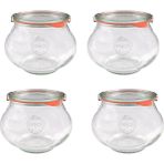 Weck 1062 ml Deco Kavanoz Seti (4 Adet)