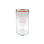 Weck 1590 ml. Silindir Cam Saklama Kavanozu 2 Adet