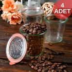 Weck 290 ml Mold Cam Saklama Kavanoz Seti (4 Adet)
