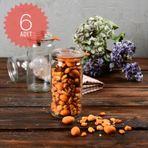 Weck 340 ml Cam Silindir Saklama Kavanoz Seti (6 Adet)