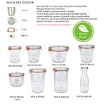 Weck 580 ml Silindirik Cam Kavanoz