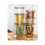 Weck Mold Kavanoz Set 3 ( 2*850 ml, 1*580 ml, 3 * 370 ml )