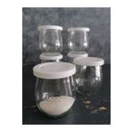 Weck Plastik Kapak 220 Ml Lale Tatlı Kavanoz Set (6 Adet)