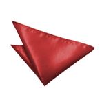 WedDecor Erkek Saten Mendil Cep Kare Düz Renkli Mendil - Yumuşak Polyester Fular Noel Partisi, Düğün, Resmi Etkinlikler, Mezuniyet için Güzel Moda Aksesuarı - Koyu Kırmızı