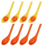 WEDNOK 8 set cadılar bayramı yumurta koşusu seti, balkabağı, yarış oyun seti, çocuk yumurta ve kaşık, yarış oyun seti, cadılar bayramı, koşu, bahçe oyunları, parti, iç mekan, dış mekan, cadılar