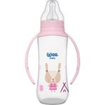 Wee Baby 270 Cc Silikon Kiraz Uçlu Kulplu PP Biberon