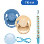 Wee Baby 2'li Cool Emzik No:2 - Erkek (Kutu ve Band Seti) - 6 - 18 Ay - Mavi