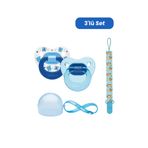 Wee Baby 2’li Damaklı Emzik No:2 - ERKEK (Kutu ve Band Seti)