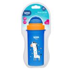 Wee Baby 300 ml Mavi Askılı Pipetli Bardak