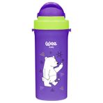 Wee Baby 300 ml Mor Askılı Pipetli Bardak