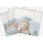 Wee Baby 4 Bebek Ağız Mendili %100 Organik Beyaz Renk Standart Beden ile Üretilmiştir