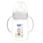 WEE BABY 483 SAFARİ PVC BİBERON GENİŞ AĞIZLI KULPLU 0-6 AY 150 ml