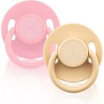 Wee Baby 617 No:1 Kız Silikon Emzik 0-6 Aylık Bebekler İçin 2'li Paket