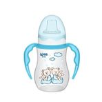 Wee Baby 754 Akıtmaz Kulplu PP 250 Ml Mavi Bardak