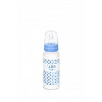 Wee Baby 771 Mavi 180 ml Isıya Dayanıklı Cam Biberon
