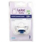 Wee Baby 8+ Ay Silikon Desenli Damaklı Emzik