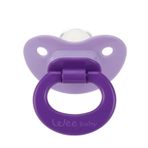 Wee Baby 833 0-6 Ay Silikon Desenli Damaklı Emzik Emzik Mor