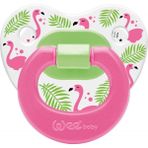 Wee Baby 834 Desenli Damaklı Emzik 6-18 Ay Pembe - Açık Pembe - 0 - 1,5 Yaş