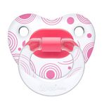 Wee Baby 836 0-6 Ay Silikon Şeffaf Desenli Gövdeli Damaklı Pembe