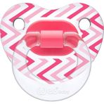 Wee Baby 838 No3 18+ Ay Şeffaf Desenli Damaklı Emzik
