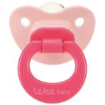 Wee Baby 841 0-6 Ay Silikon Damaklı Emzik Pembe