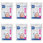 Wee Baby Bebek Temizleme Pamuğu 60'lı x 6 Paket – Yumuşak, Anti-Alerjik, %100 Pamuk ve Dermatolojik Onaylı