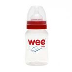 Wee Baby Beyaz 878 Geniş Ağızlı Biberon 150 ml - Kırmızı