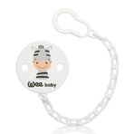 Wee Baby Desenli Emzik Askısı - GRİ ZEBRA
