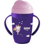 Wee Baby Friends Kulplu Pipetli Bardak 265 ml 339 - Mor