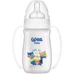 Wee Baby Klasik Geniş Ağızlı Kulplu Pp 250 ml Beyaz Biberon