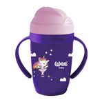 Wee Baby Kulplu Friends Pipetli Bardak Mor