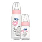 Wee Baby Kuplu PP Biberon 250 ML Pembe 2'li BULK