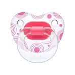 Wee Baby No:1 0-6 Ay 836 Şeffaf Desenli Damaklı Emzik pembe