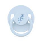Wee Baby Pure Yuvarlak Uçlu Kauçuk Emzik No:2 6-18 Ay Mavi - 6 - 18 Ay