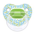 Wee Baby Şeffaf Desenli Damaklı Emzik No: 2 / 6-18 Ay 837 - Yeşil - Mavi Çizgili - 6 - 18 Ay