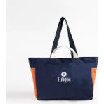 Weekend Bag // Seyahat Çantası // Plaj Çantası // Spor Çantası - Lacivert - Turuncu