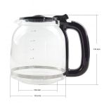 Weekend Glass Kahve Makinesi Cam Demlik, Esse İle Uyumlu