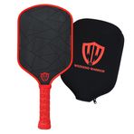 Weekend Warrior Pickleball Kürekler | Ultimate Spin için Dokulu Karbon Fiber | Güç için Uzatılmış Sap ve Şekil | Hafif, Şık, Kontrol | Üstün Hissi | Karbon Turşu Küreği