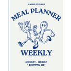 Weekly Meal Planning Notebook - 7-Days, 52-Week Menu Planner 105 pages 8.5 x 11 in – Meal Planning Made Easy!