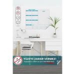 Weekly Planner, Yapışkansız Iz Bırakmaz, Planlayıcı, Duvara Yapışan Yazı Tahtası, Akıllı Kağıt