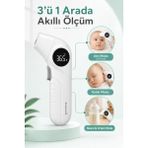 Weewell WTA300 Dijital Kızılötesi Termometre Alın ve Kulak Modu ile 1 Saniyede Hassas Ölçüm - Beyaz