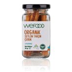 Wefood 20 gr Organik Seylon Tarçın Çubuk