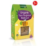 Wefood Kids Organik Tam Buğdaylı Bisküvi 55 gr 3'lü